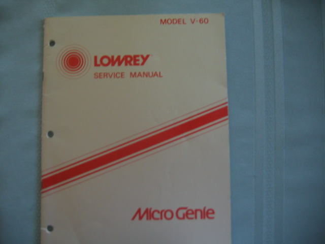 V-60 Microgenie Service Manual