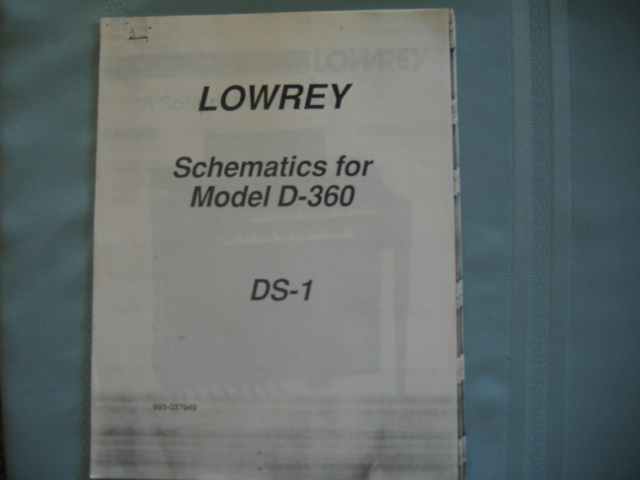 DS-1, (D360) Service schematics
