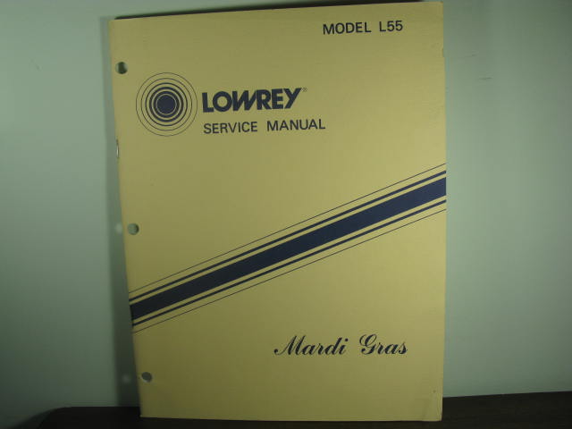 L-55 Mardi Gras Service Manual