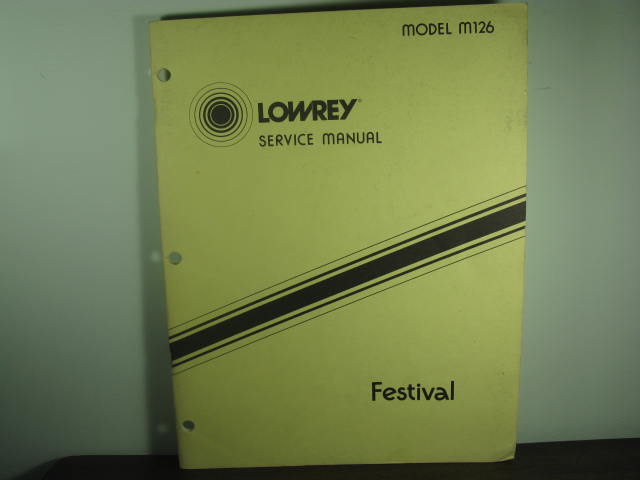 M-126 Festival Service Manual