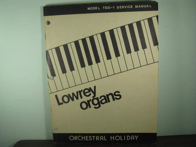 TGO-1- Orchestral Holiday- Service Manual