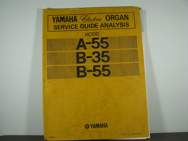 A-55/B-35/B-55 Electone Servicing Guide