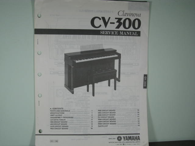 CV-300 Clavinova Service Manual