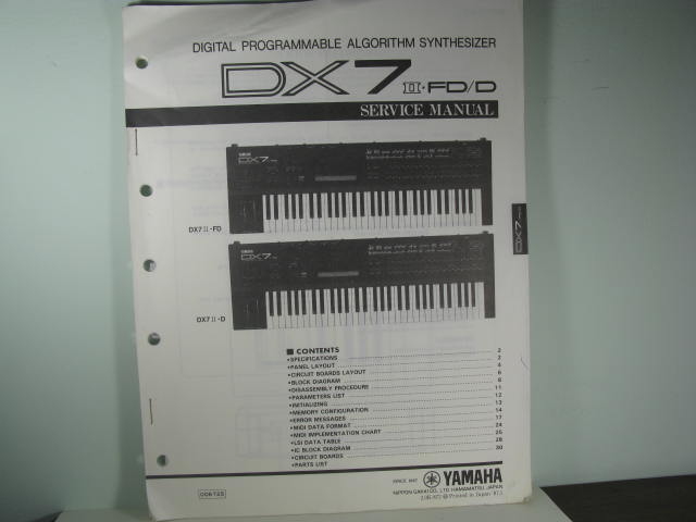 DX7-II-FD/D-Digital Programmable Algorithm Synthesizer-SM
