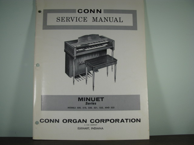 500,510,530,531,532,533, Conn Service Manual