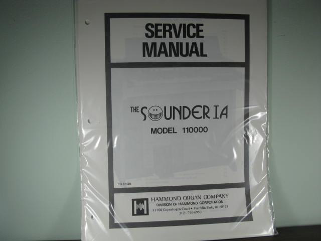 110000 Sounder 1A Service Manual-HO-1283N