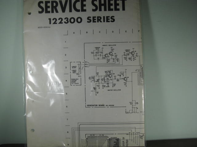 122300 Service Sheet- HO- 006144