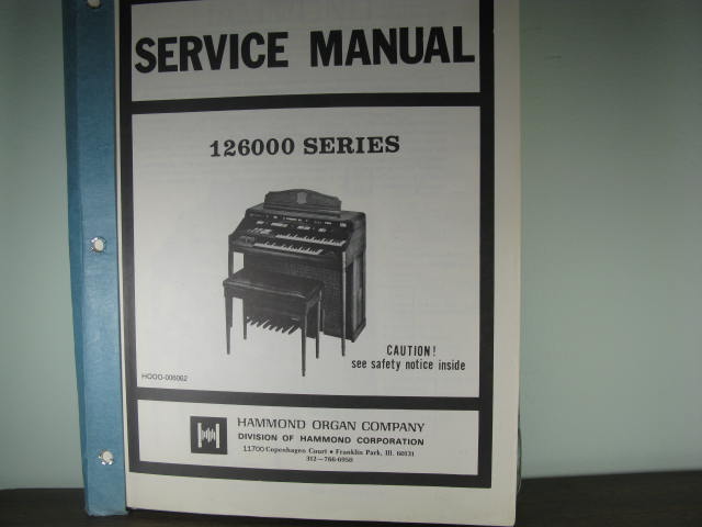 126000 Series Romance Service Manual