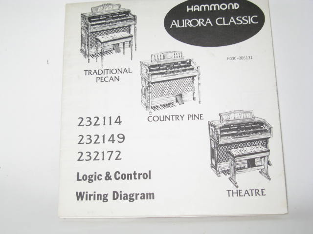 Logic & Control Wiring Diagram for 232114- Ho-6131