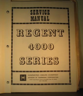 4000 Series -Regent Service Manual-Ho-1281