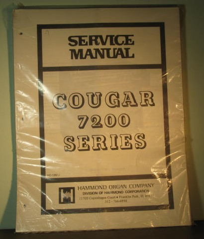 7200 Series--HO-1282J-Cougar Service Manual - Click Image to Close