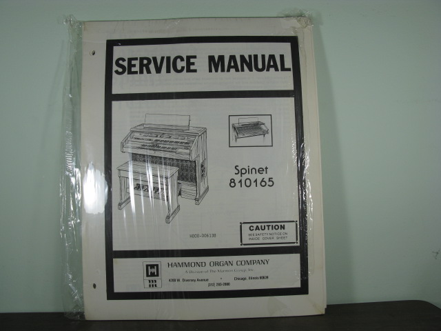 810165-Spinet HOOO-006138 Service Manual