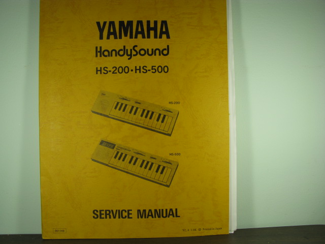 HS-200 -- HS-500 Handy Sound Service Manual