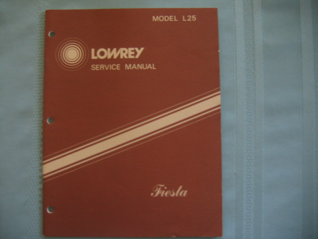 L-25 Fiesta Service Manual