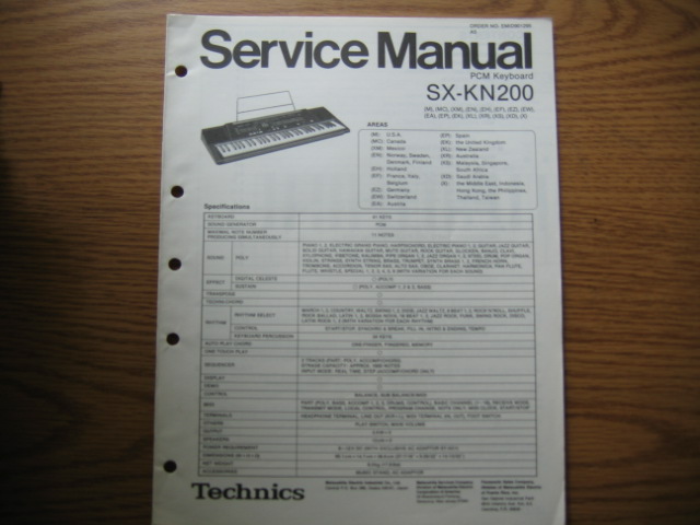 Technics - SX-KN200 PCM Keyboard
