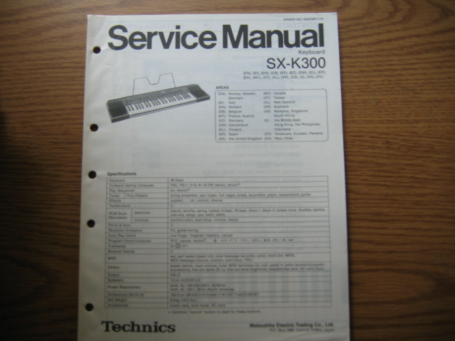 Technics - SX- K300 Keyboard