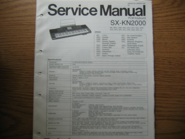 Technics - SX - KN2000 PCM Keyboard