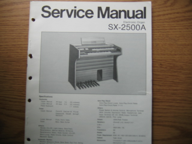 Technics SX - 2500A Electronic Organ