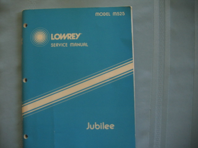 M525 Jubilee Service Manual