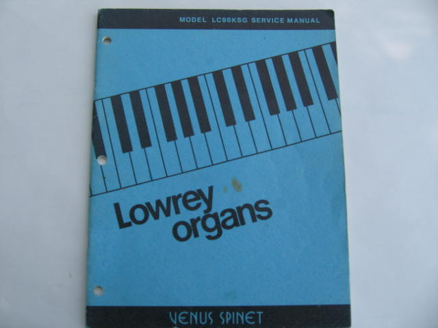 LC98KSG-Venus Spinet Service Manual - Click Image to Close