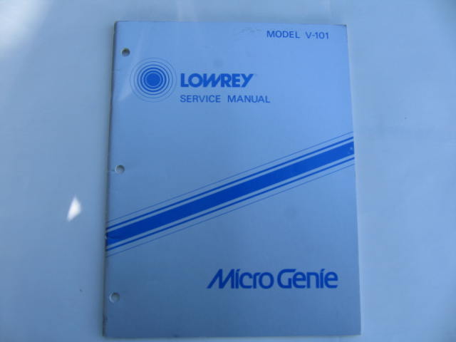 V-101 Microgenie Service Manual - Click Image to Close