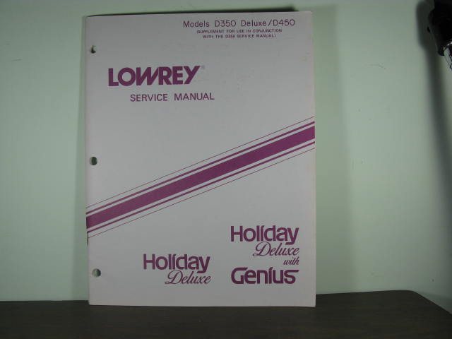 D350 Holiday Service Manual - Click Image to Close