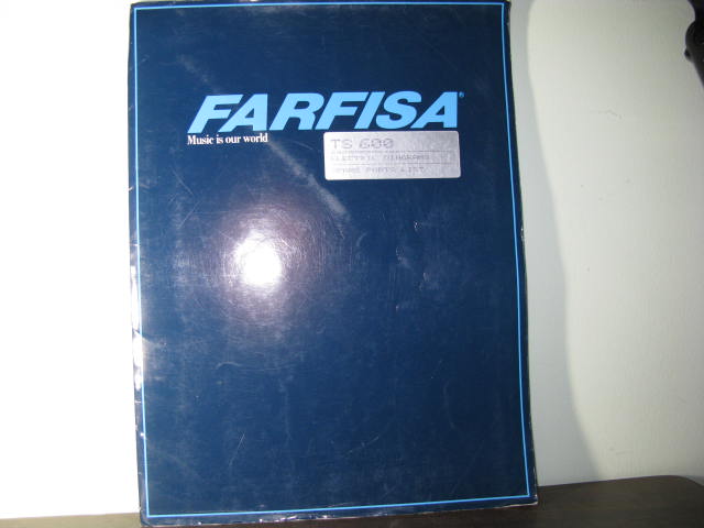 TS-600 Farfisa Service Manual - Click Image to Close