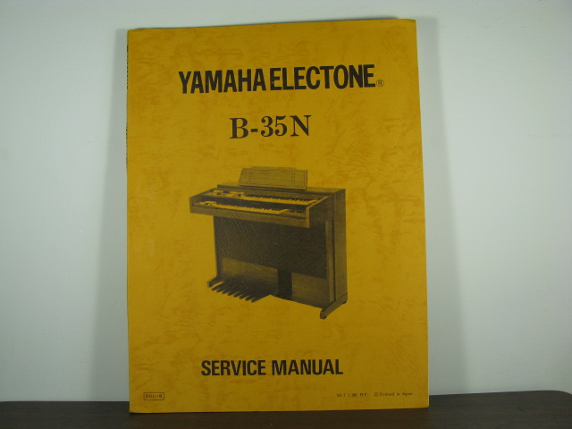 B-35N Electone Service Manual