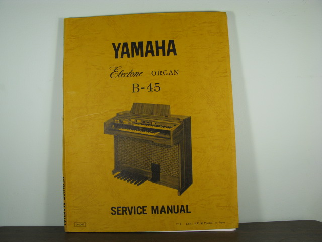 B-45 Electone Service Manual