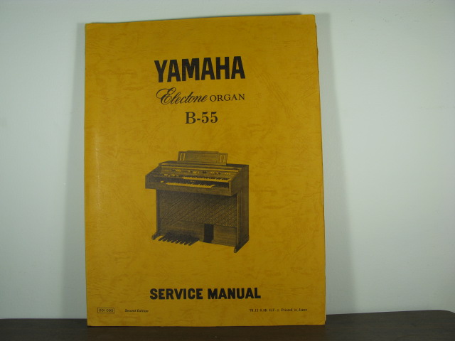 B-55 Electone Service Manual - Click Image to Close