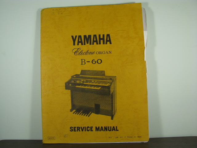 B-60 Electone Service Manual