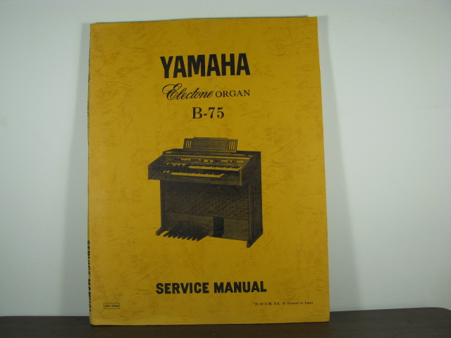 B-75 Electone Service Manual