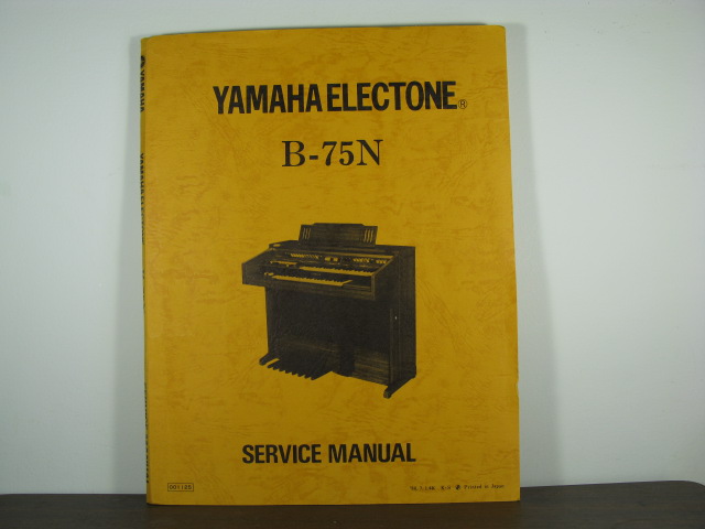 B-75 Electone Service Manual