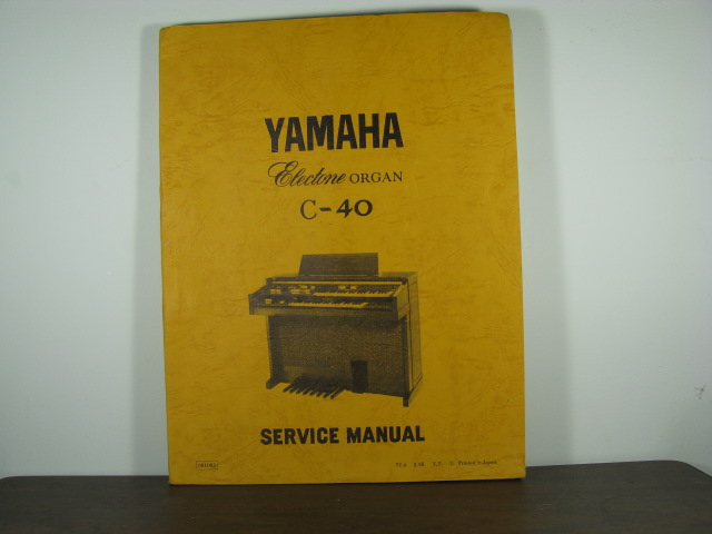 C-40 Electone Service Manual