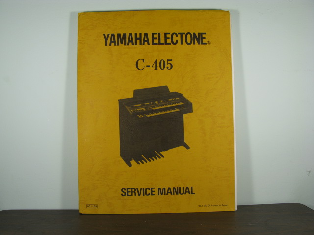 C-405 Electone Service Manual