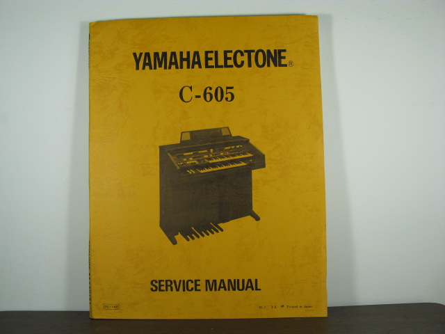 C-605 Electone Service Manual
