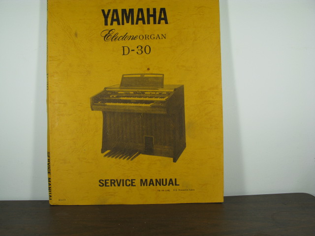 D-30 Electone Service Manual