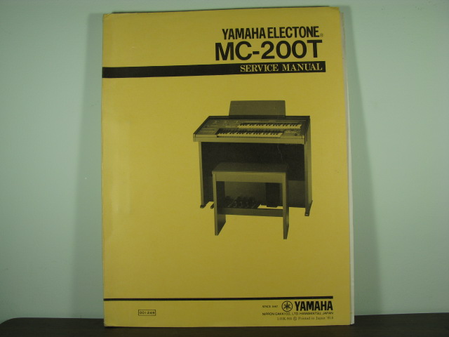 MC-200T Electone Service Manual