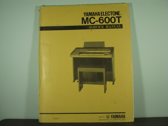 MC-600T Electone Service Manual