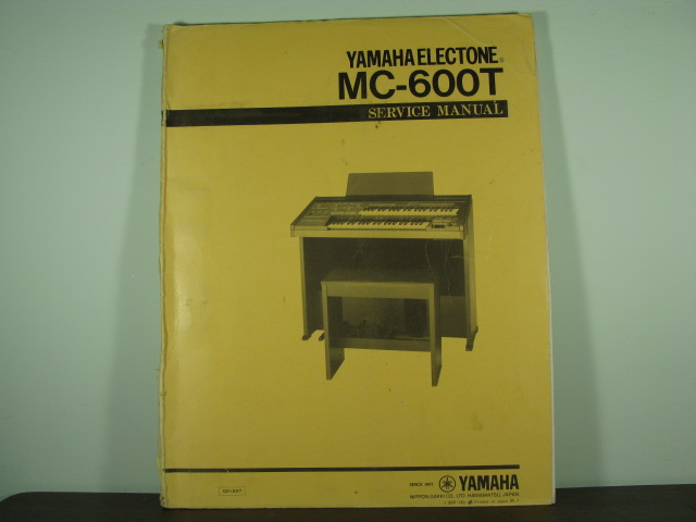 MC-600T Electone Service Manual MC-600T Electone Service Manual