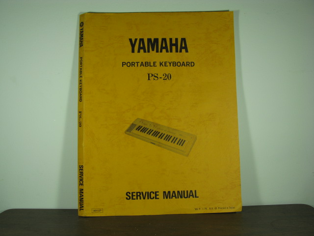 PS-20 Portable Keyboard Service Manual